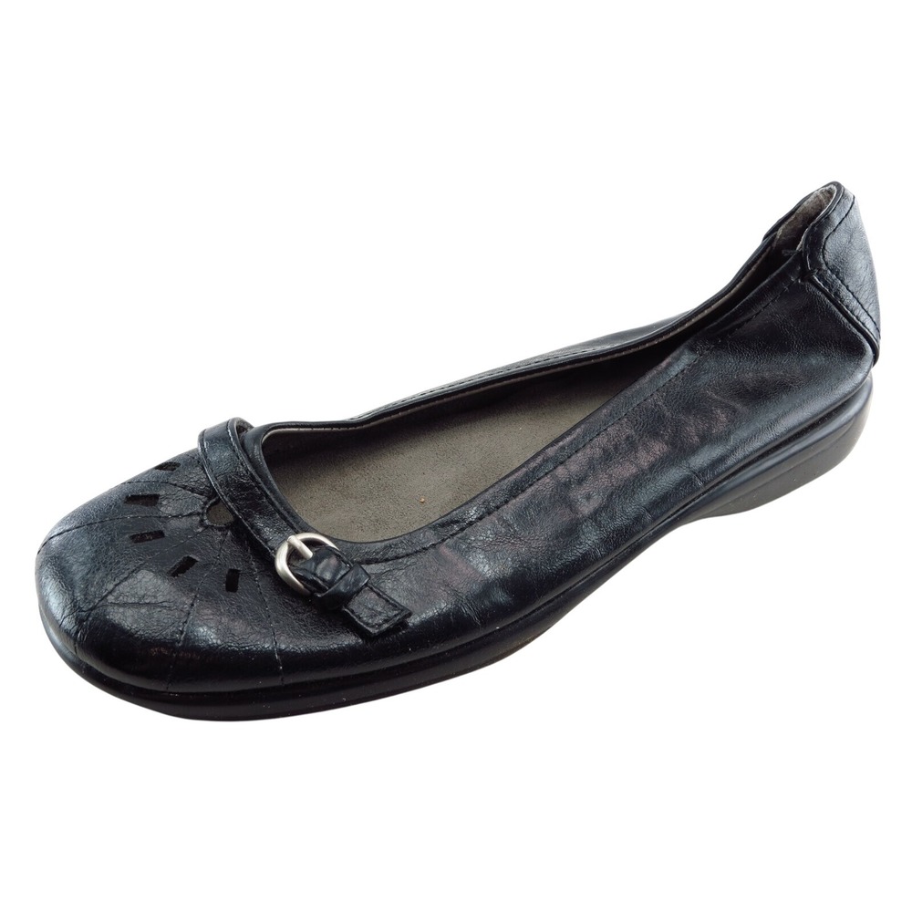 Aerology Size 8.5 M Black Round Toe‎ flats Synthetic Women